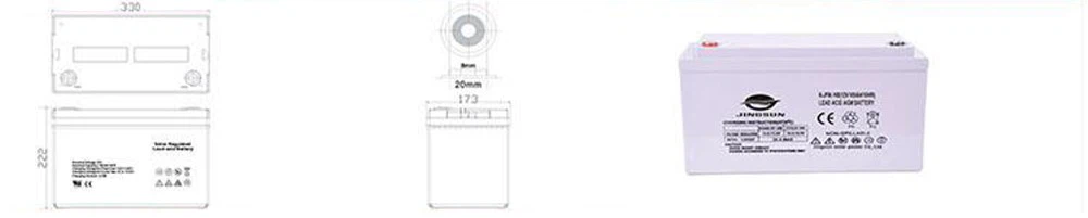 100ah lead acid battery size 100ah lead acid battery size